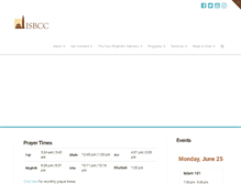 Tablet Screenshot of isbcc.org